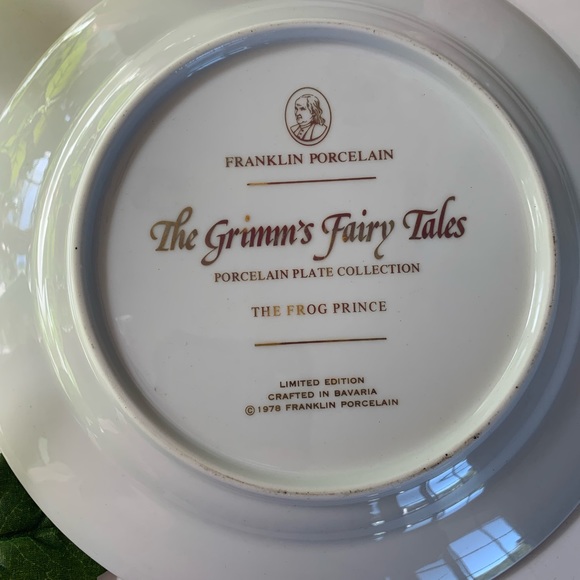 The Frog prince Vintage Plate Grimms Fairytales 1978 RARE. - Picture 5 of 6